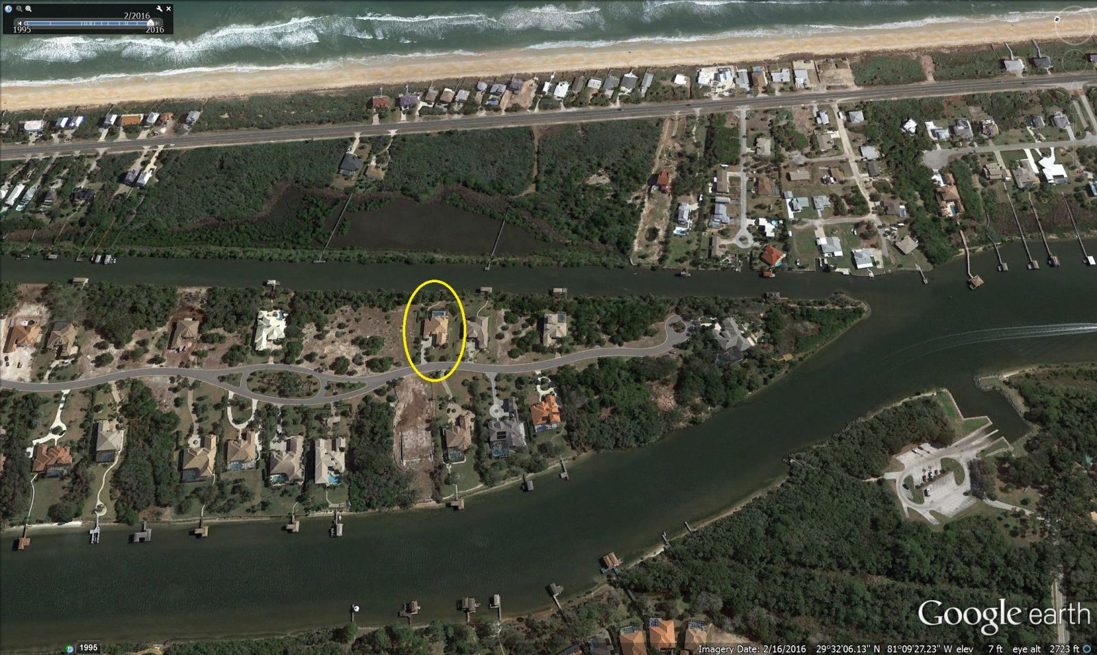 179 Island Estates Pkwy - Google Earth